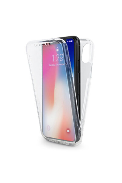OEM Кейс, съвместим с Apple iPhone X, MyStyle FullBody ултра тънък TPU, прозр...