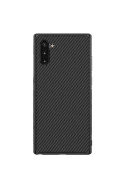 BLACK Husă pentru Samsung Galaxy Note 10, GloMax Perfect Fit, cu inserții din...