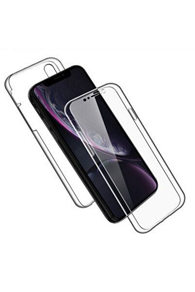 OEM Ултратънък 360° защитен калъф (отпред и отзад) за Apple iPhone XR, TPU, п...