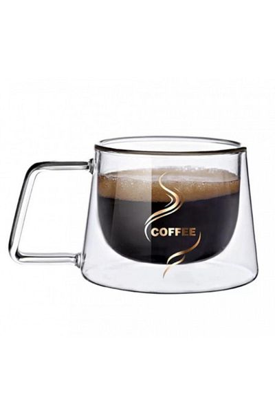 OEM Heat-resistant cup with double walls, 200 ml