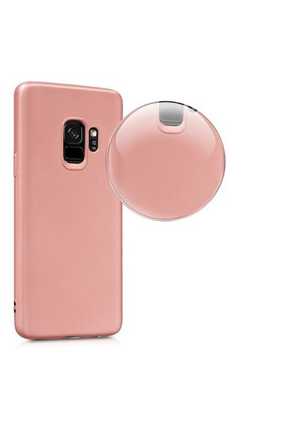 Rose Carcasă pentru Samsung Galaxy A8 2018, MyStyle Perfect Fit, Auriu-Roz