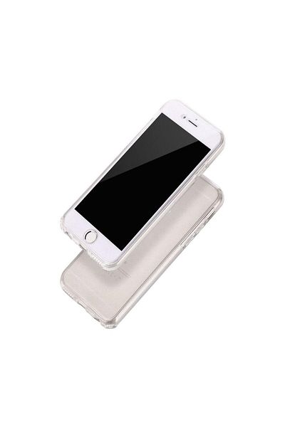 OEM Carcasă din silicon TPU 360 grade pentru iPhone 7 Plus / 8 Plus - transparentă