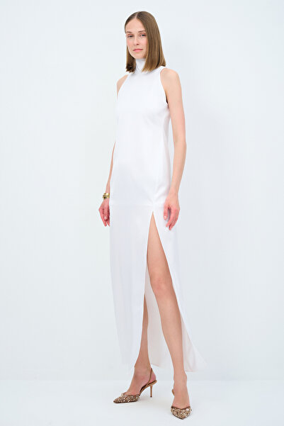 adL Night Zoom Halter Yaka Uzun Elbise