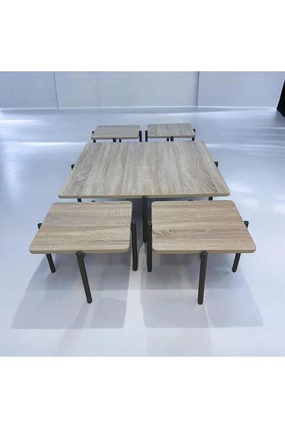 DEC13 Modern and elegant design 4+1 serving table set