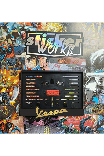 Sticker Works VESPA Takmatik Plakalık - MOTOR