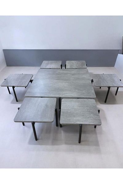 DEC13 6+1 service tables with a modern and distinctive design