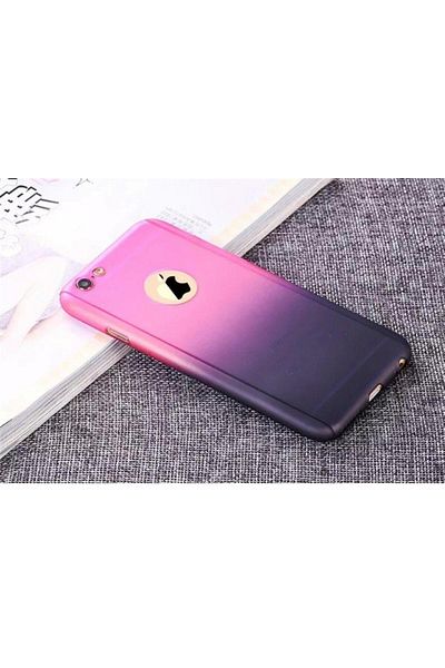 OEM Husă de protecție pentru iPhone 6 / 6S Gradient Fullbody față-spate cu folie de protecție din sticlă gratuită