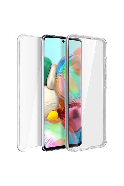 OEM Carcasă completă TPU 360° (față + spate) pentru Samsung Galaxy A71, Transparentă