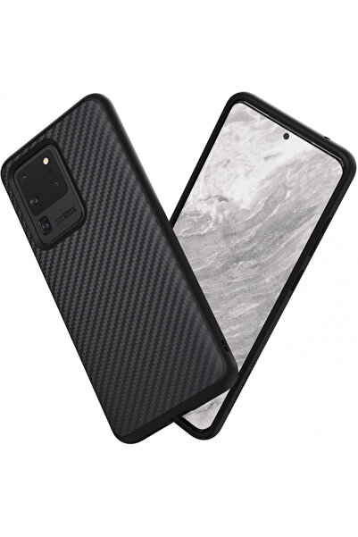 BLACK Husă pentru Samsung Galaxy S20 Ultra, MyStyle Perfect Fit cu inserții d...