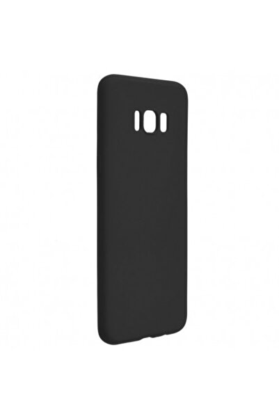 BLACK Husă pentru Samsung Galaxy S8, silicon, subțire, culoare neagră, protec...