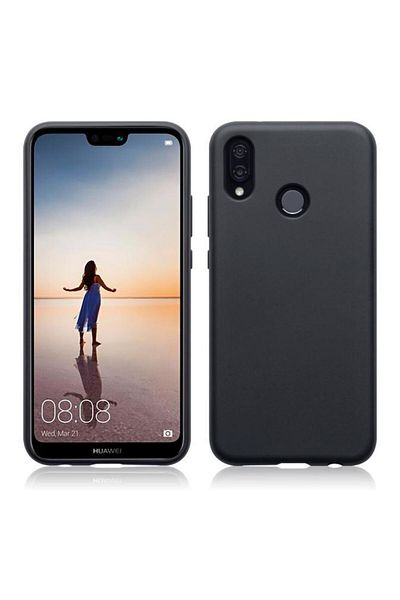 BLACK Carcasă pentru Huawei P20 Lite, MyStyle Perfect Fit, Negru