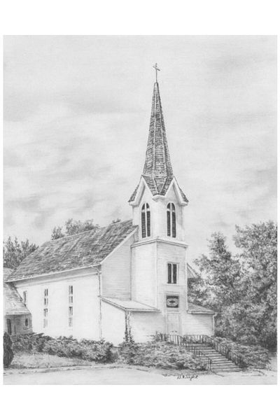 Royal Pencil sketch for beginners Ivy Church