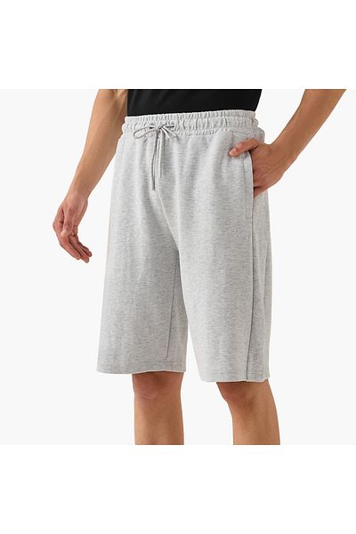 Kappa Regular Fit Shorts with Drawstring Closure and Pockets