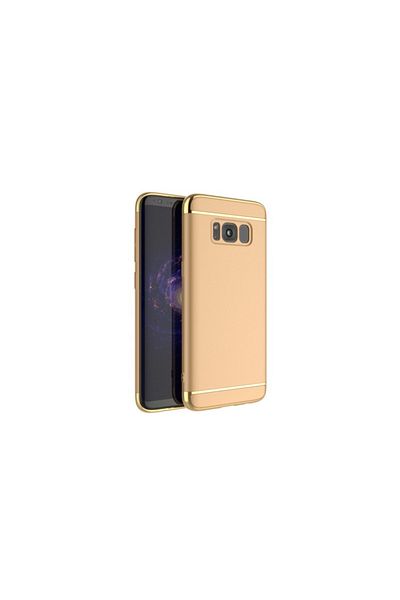 Gold Pachet husă Samsung Galaxy S8 Plus, placată cu aur de lux, folie de protecție din sticlă gratuită