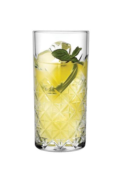 OEM Set 4 Pahare Pasabahce Timeless, 450 ml, Sticla Cristalina, Design Elegant, Sucuri si Cocktailuri