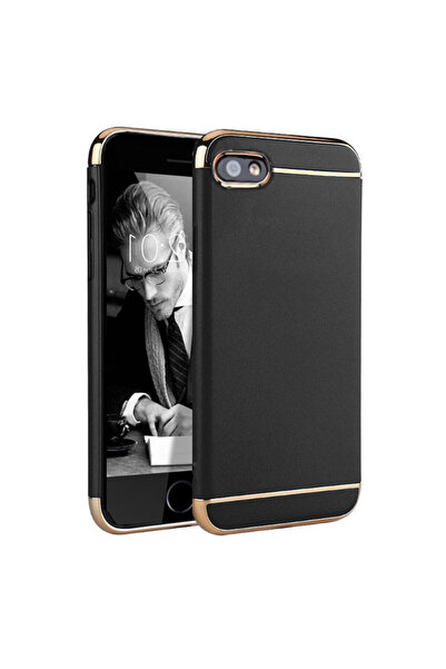 BLACK Η θήκη για κινητό Apple iPhone 8 προσφέρει λεπτή 3 σε 1 Lux Black Matte...