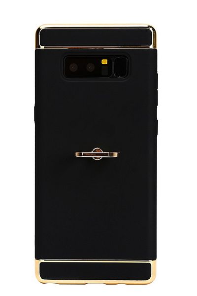 BLACK Carcasă de protecție pentru Samsung Galaxy Note 8, placată cu negru de lux