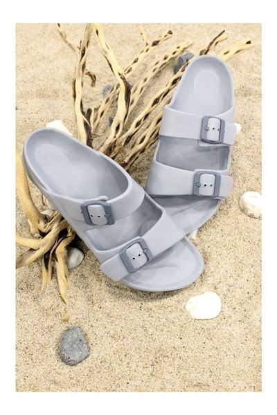 Deniz Terlik Unisex Sea Beach Double Buckle Slippers