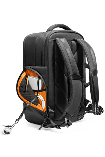 Tomtoc حقيبة ظهر للكمبيوتر المحمول TechPack T73 X-Pac باللون الأسود مقاس 15.6 بوصة - T73M1D1