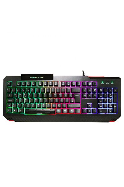 HEJARON V2 RGB Işıklı Türkçe Q Kablolu Gaming Klavye