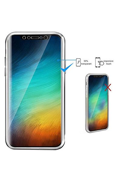 OEM Carcasă de protecție 360°, complet PC și sticlă (TPU + plastic) pentru iPhone XS Max