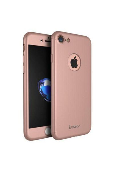Rose Carcasă pentru Apple iPhone 8+ MyStyle iPaky Original Rose-Gold, acoperire completă la 360 de grade