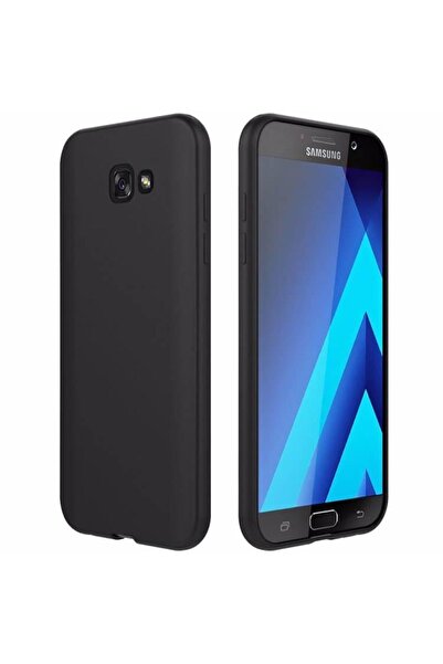 BLACK Carcasă gel TPU rezistentă la șocuri pentru Samsung Galaxy A3 2017, neagră