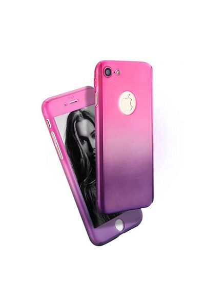 OEM Case for Apple iPhone 7 Plus Gradient full 360 degree coverage with free glass protector