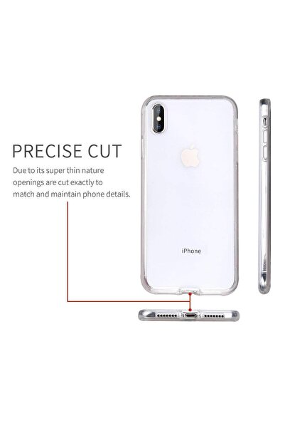 OEM Калъф за Apple iPhone X, GloMax TPU 360, Прозрачен