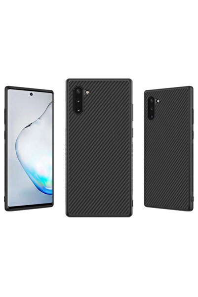 BLACK Husă pentru Samsung Galaxy Note 10 Plus, MyStyle Perfect Fit cu inserți...