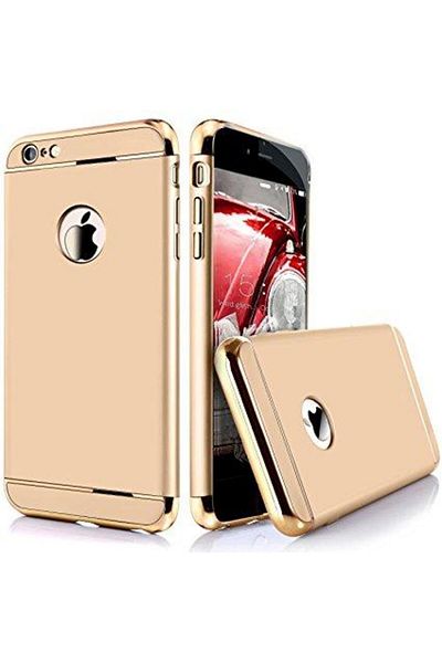 Gold Case package for Apple iPhone 7+, Luxury Gold Plated, free glass protector