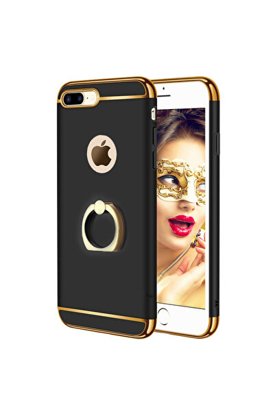 BLACK Калъф за телефон Apple iPhone 8 предлага 3в1 защита Ultrathin Lux Black...