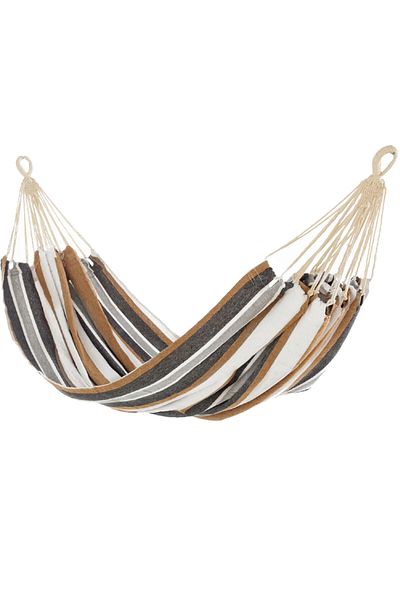 SERSIMO Double Hammock For Two People, 200x150cm, 160kg, Grey And Brown
