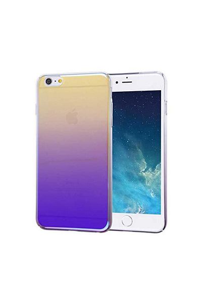 OEM Protective Case for iPhone 8, Pink Gradient Color Changer, Hard Case