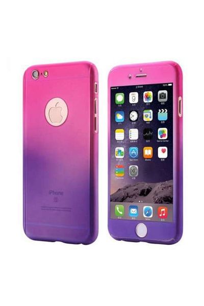 OEM Carcasă MyStyle Gradient Full Body pentru Apple iPhone SE2, acoperire completă la 360 de grade cu folie de protecție
