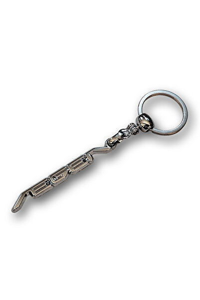 Modül Egea Logolu Metal Otomobil Anahtarlığı - Krom Kaplamalı