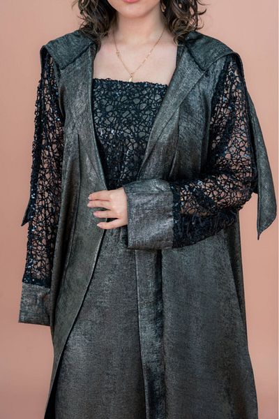 IKKXA Shimmer Modern Design Jalabiya