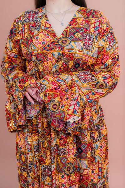 IKKXA Abstract Geometric Maxi