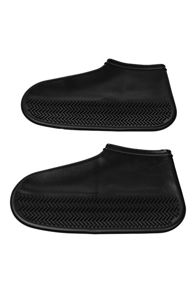 BLACK Huse de silicon pentru încălțăminte, negre, mărimea 42 - 46 (L)