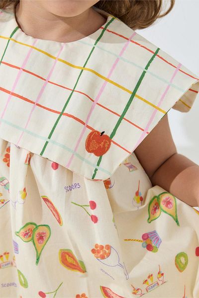 Tics Picnic Printed Poplin Dress