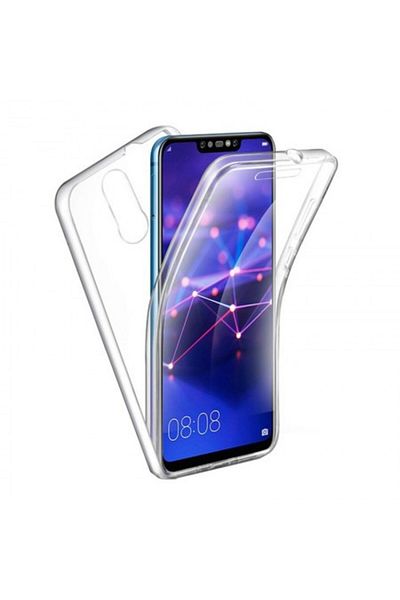 OEM Husă de protecție compatibilă cu Huawei Mate 20 Lite PC & Glass -360° (față și spate), transparentă