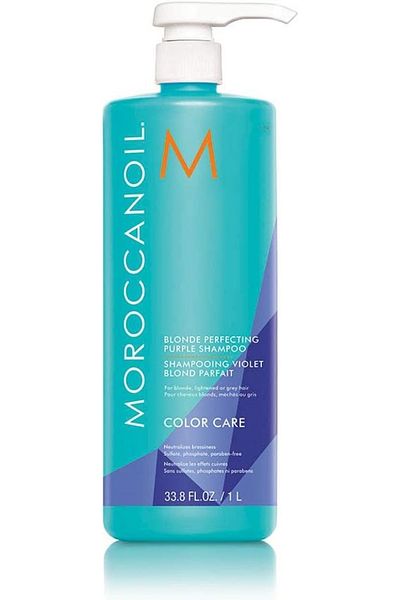 Moroccan oil & beauty Blonde Perfecting Purple Shampoo-Color Protective Shampoo for Light Colored Hair (1000 ml) Cyt6413797464