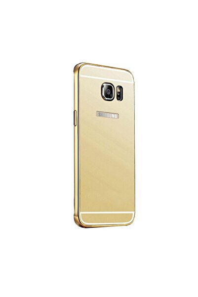 Gold Carcasă oglindă pentru Samsung Galaxy S7 Edge, aurie, potrivire perfectă