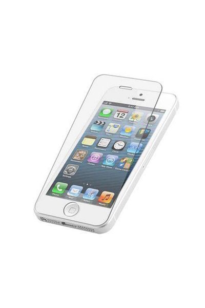 OEM Carcasă transparentă din silicon (TPU Gel) + folie din sticlă securizată compatibilă cu IPHONE 5S