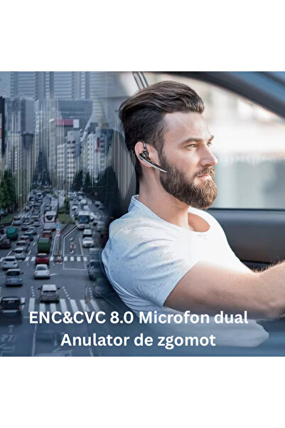 New Bee Căști audio ProDrivers® Bee M53 cu carcasă de încărcare – Bluetooth 5.0, microfon ENC dual, conectivitate