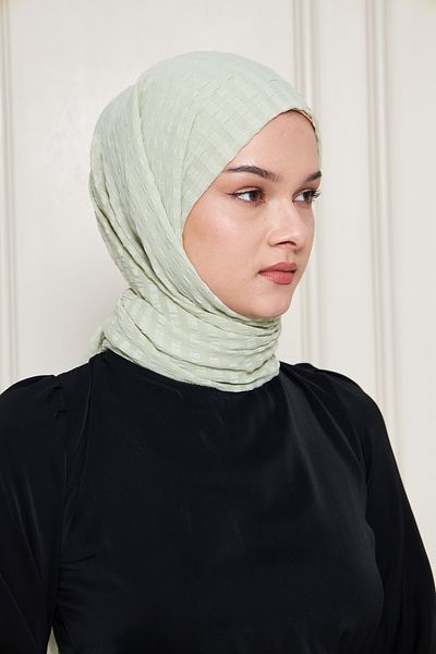 Gigiscarfs Σάλι Arya Chiffon με ντεγκραντέ ρίγες - Water Green -
