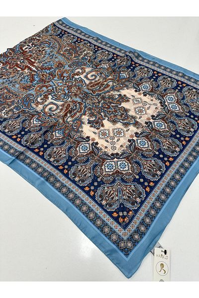 HAREM SCARF Μεταξένιο σάλι με μοτίβο Harem Voile HVD0105
