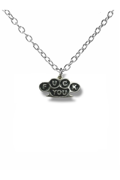 Herşey Nota Unisex Necklace with  You Written – Hard Symbol of Rebel Soul