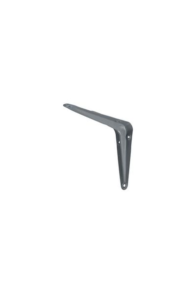 Generic ACE 18-Gauge Wall Mount Decorative Steel Shelf Bracket Grey 4 x 5inch 5294079