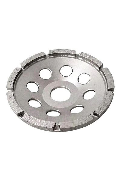 Generic Tactix Single Cup Diamond Polishing Disc Silver 125 x 22.2mm